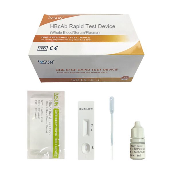 Test Hépatite HBcAb cassette (Marque Lysun) - Image 7