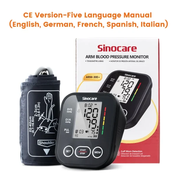 Tensiomètre Électrique Sinocare (Model 30E+)